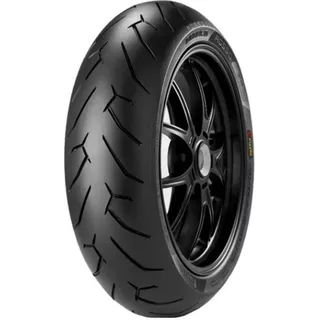 Pneu Traseiro Para Moto Pirelli Supersport Diablo Rosso Ii Sem Câmara De 190/55 Zr17 W 75 X 1 Unidade