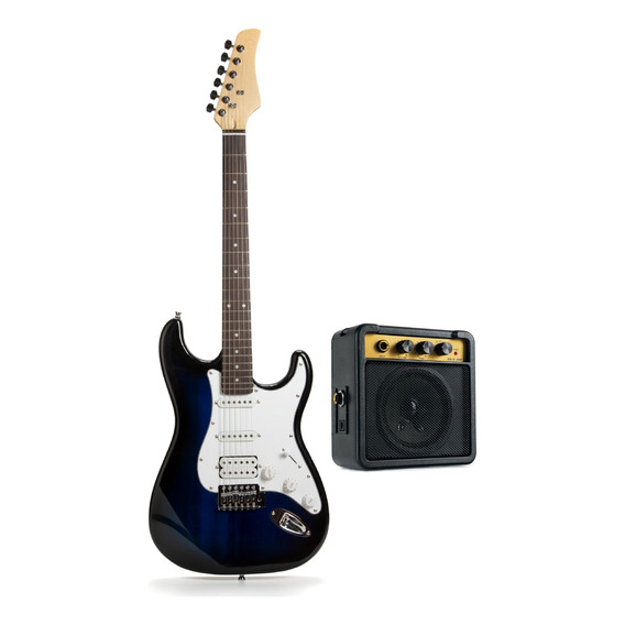 Guitarra Eléctrica Femmto Stratocaster Con Amplificador