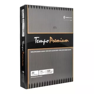 Resma Impresora Tempo A4 75grs Premium 500 Hojas Laser Toner