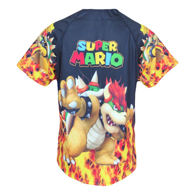 Jersey Camisa Tipo Beisbolera Niño Mario Bros