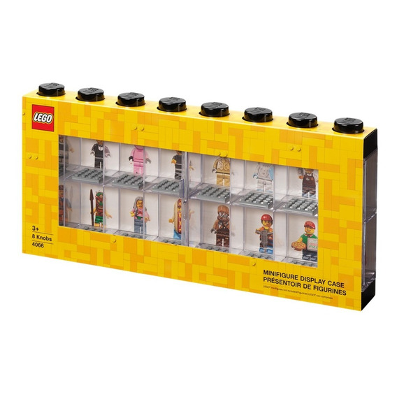 Lego Vitrina Exhibidor Para 16 Minifiguras Figuras Negro