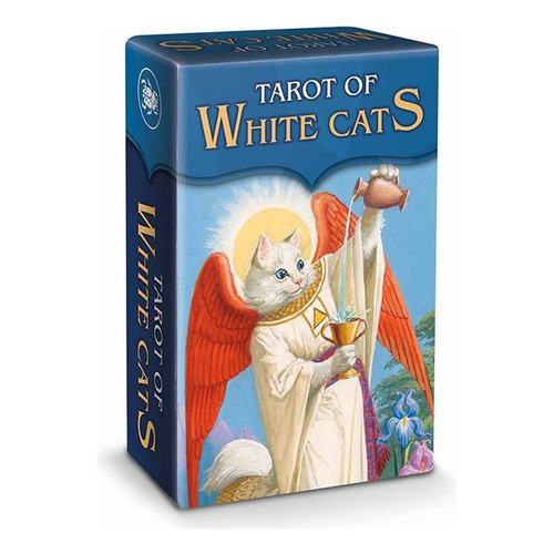 Mini Tarot Of White Cats - Cartas Gatos Blancos Lo Scarabeo