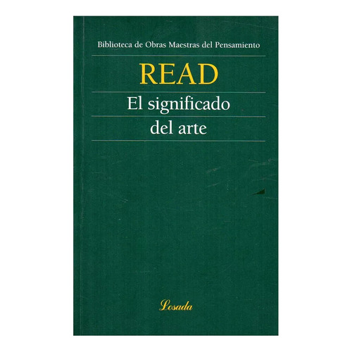 Significado Del Arte Read Editorial Losada En Español