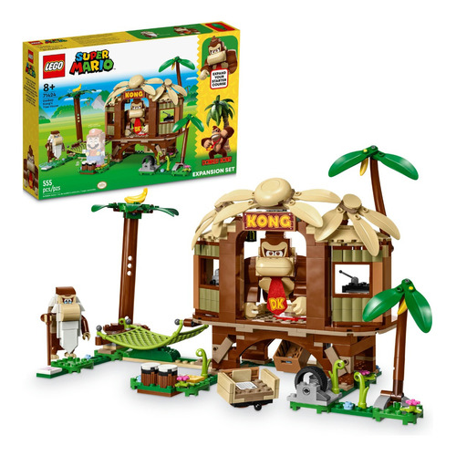 Kit Lego Super Mario Casa Del Árbol De Donkey Kong 71424 3+