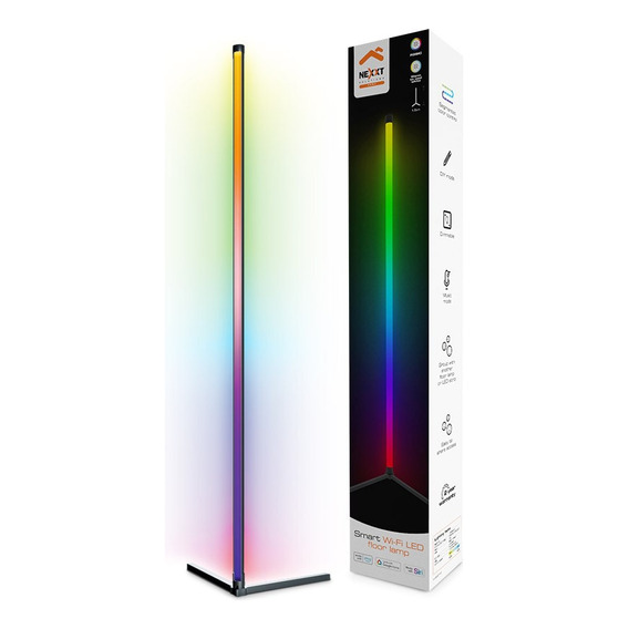 Nhb-s710 Lámpara Led Inteligente De Piso Con Conexión Wi-fi 