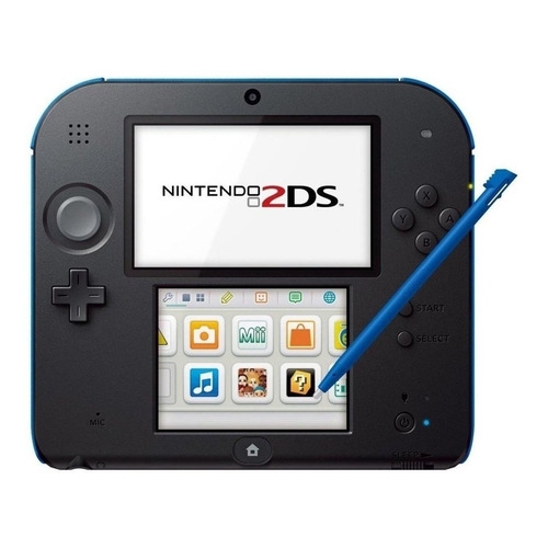 Nintendo  3DS 2DS Mario Kart 7 Bundle  color azul y negro