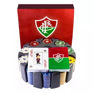 Jogo De Poker 200 Fichas E Baralhos - Fluminense