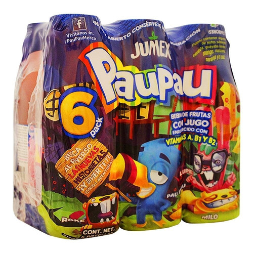 JUGO PAU PAU PACK X 6 JUMEX 250ML