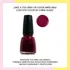 Esmalte De Uñas China Glaze Seduce Me Rojo Magenta 14ml