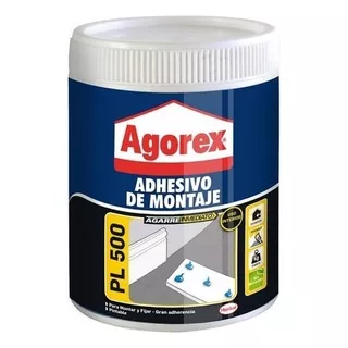 Agorex Pl 500 Pote De 800 Gr. (adhesivo De Montaje)