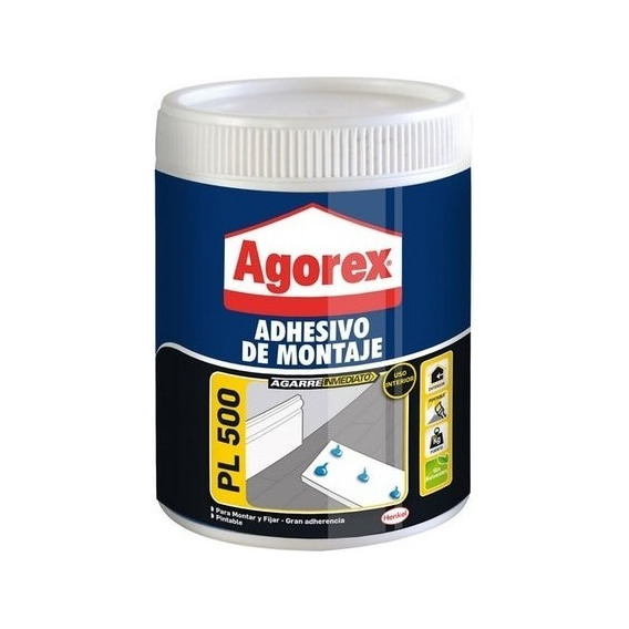Agorex Pl 500 Pote De 800 Gr. (adhesivo De Montaje)