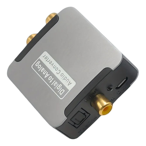 Convertidor Adaptador Audio Optico Digital A Analogo Rca 3.5