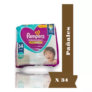 Pañales Pampers Hipoalergénico Talla(xxg) - 34