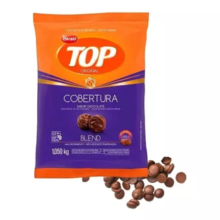 Cobertura Fracionada Chocolate Blend Gotas 1,05kg Top Harald