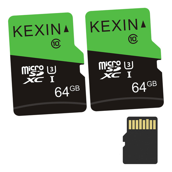 Memoria Micro Sd 64gb Kexin Clase 10 2 Piezas