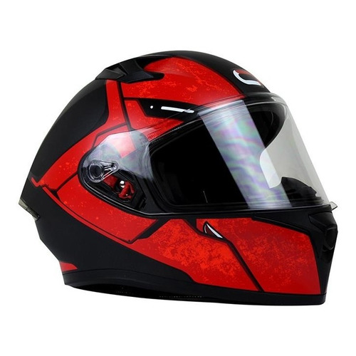 Casco Integral Roda Course Cybere Mate Certificado Dot Gafas Color Rojo mate Tamaño del casco L