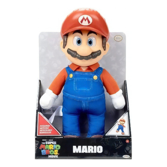 Peluche Articulable De Mario - The Super Mario Bros Movie