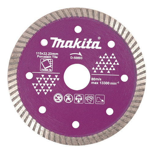 Disco Diamantado Makita 115 Mm Porcelanato D-50893