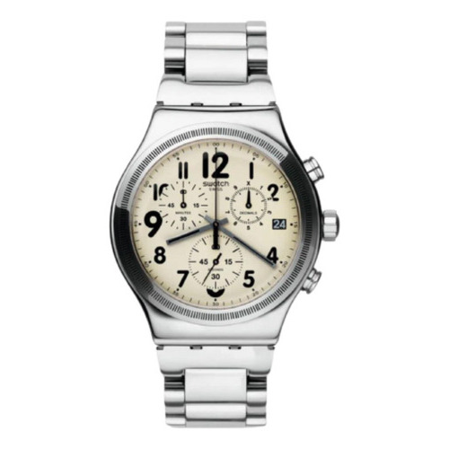 Reloj Swatch Leblon Restyled De Acero Inoxidable Yvs408gcd Color de la malla Plateado Color del bisel Plateado