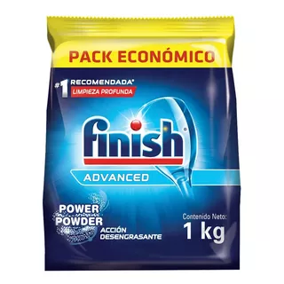 Detergente Para Lavavajillas Finish Automático Advanced Polvo Repuesto 1 kg