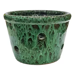 Vaso Orquídea Cônico Esmaltado A:10 L:13 Ce9157p Vm Full