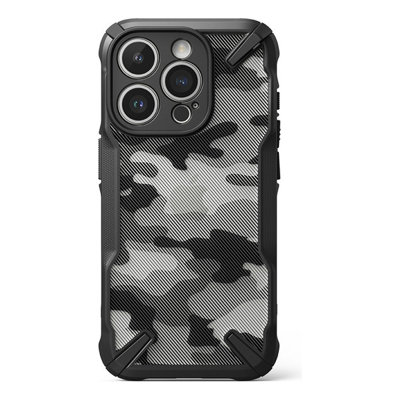 Funda Ringke Fusión X Para iPhone 15 Pro Max Camuflado