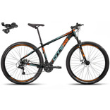 Bicicleta Aro 29 Gts Prom5 Urban Disco Hidráulico 24 Marchas Cor Preto/laranja com cinza Tamanho do quadro 21 "