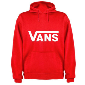 sudadera vans roja