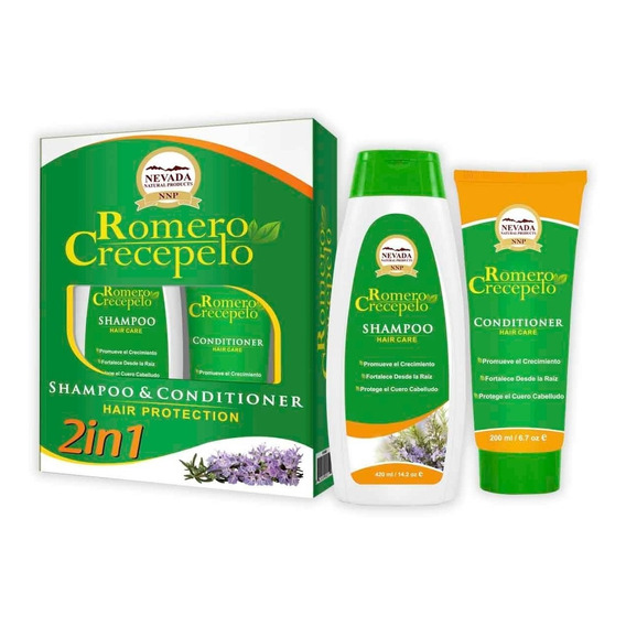 Kit Capilar Romero Crecepelo Nevada Shampoo+acondicionador 