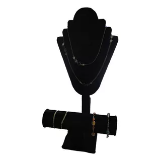 Exhibidor Collar Triple Bisutería,  1 Porta Pulsera Aparador