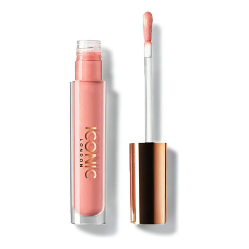 Gloss Iconic London Lip Plumping Gloss Color Nude pink