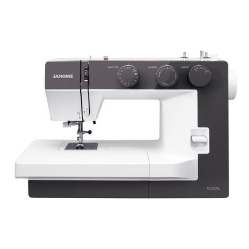 Máquina de coser recta Janome 1522BL portable gris oscuro 220V - 240V