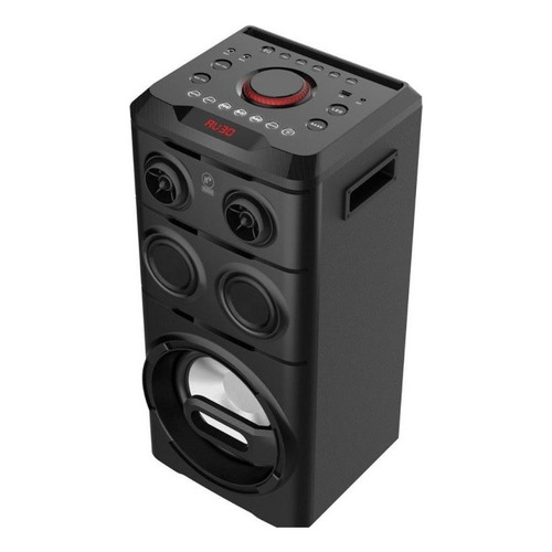 Sistema De Audio Hf Bocina Bluetooth 8000w Usb Micrófono Color Negro