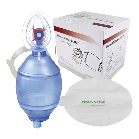 Respiración Ambu Manual De Pvc Resucitador  Adulto