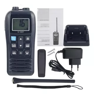 Icom Ic-m37 Transceptor Portátil Marítimo 6w Vhf Flutuante