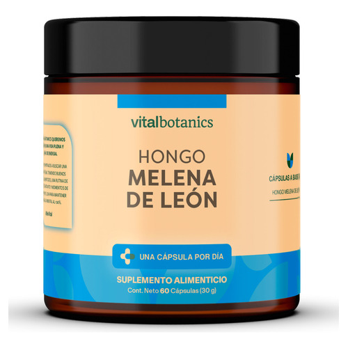 Hongo Melena De Leon Nootropico 60 Capsulas | Vitalbotanics