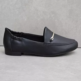 Sapato Loafer Piccadilly Com Bridão E Elástico