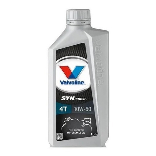 Aceite para motor Valvoline 10W-50 para motos y cuatriciclos