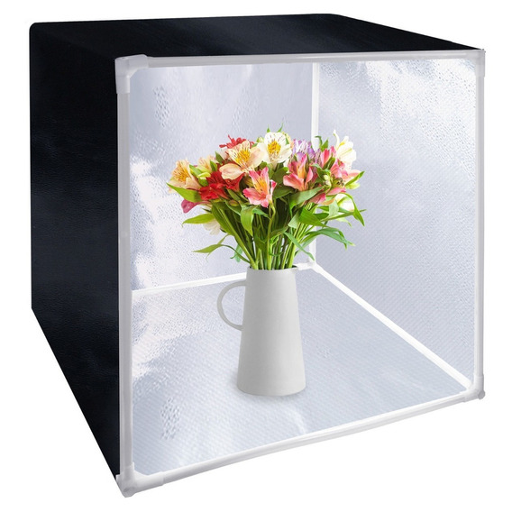 Caja Luz Fotografia Led 50x50x50cm Plegable 3 Colores