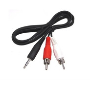 Cable Auxiliar Mini Plug A 2 Rca Noga Audio 3.5mm 1.8m