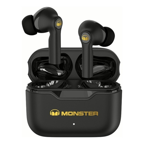 Audifonos Gamer Inalámbricos Monster Xkt02 Bluetooth 5.1 Color Negro
