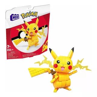 Mega Juguetes De Construcción Pokemon Pikachu. 