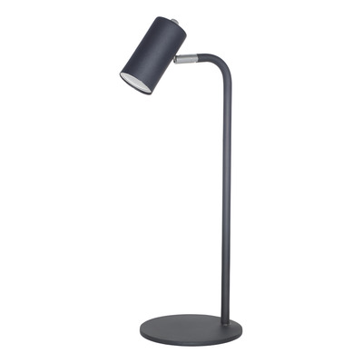 Lampara Escritorio 1 Luz Gu10 Movil Viena Apto Led Negro