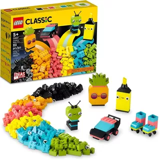 Lego Criativo Classic Diversão Neon 333 Peças 11027 - Lego
