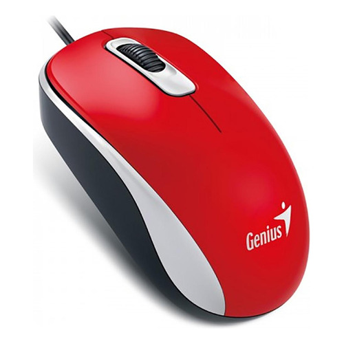 Mouse Genius  DX-110 USB rojo pasión