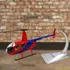 1:32 Robinson R44 Air Force Diecast Modelo De Avión Con