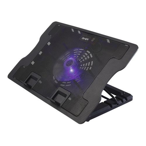 Base Enfriadora Ghia Gac-226 Para Laptop Ventilador Led /vc Color Negro Color del LED Azul