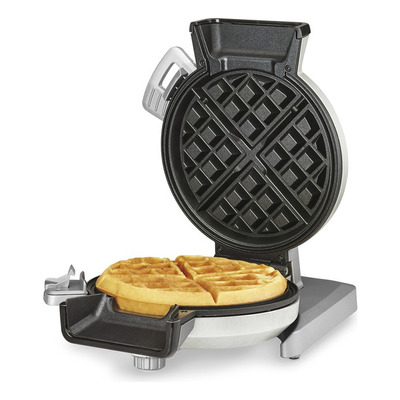 Máquina De Waffles Elétrica Cuisinart Vertical Waffle Waf-v100es 127v