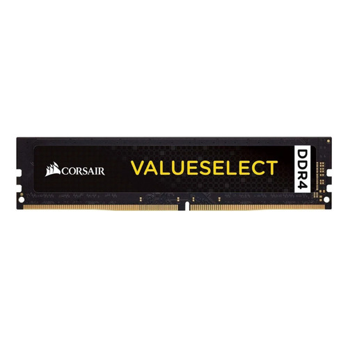 Memoria RAM Value Select gamer color black 4GB 1 Corsair CMV4GX4M1A2666C18