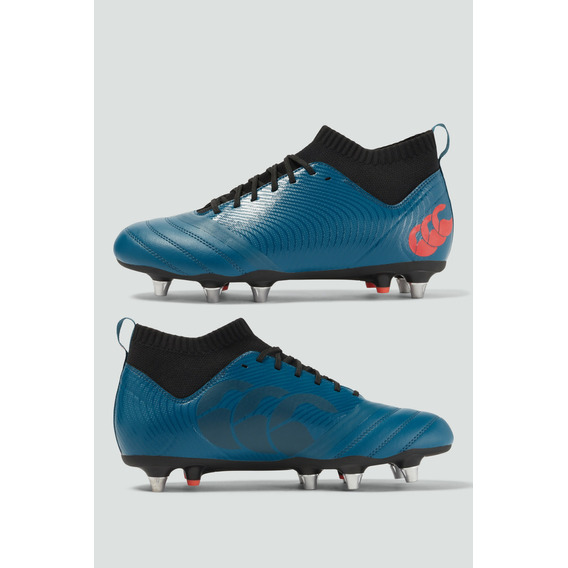 Botines De Rugby Canterbury Stampede Pro Blu/blk 8 Tapones D